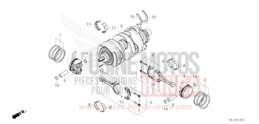 VILEBREQUIN/PISTON GL1800DAP de 2023
